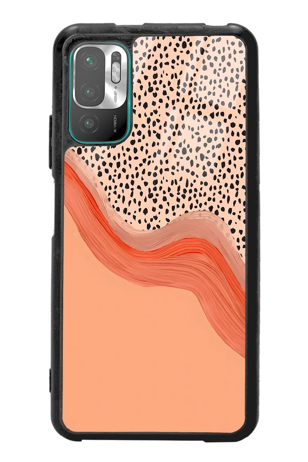 Xiaomi Redmi Note 10 5g Glossy Phone Case with Nude Speckle Design