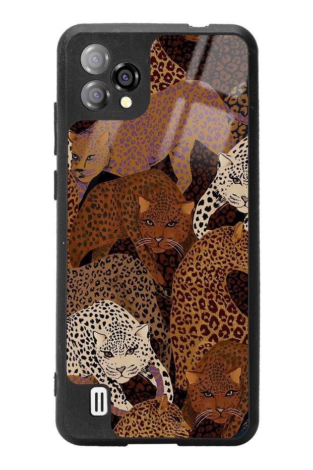 Reeder P13 Blue Plus 2022 Glossy Phone Case with Leopards Design