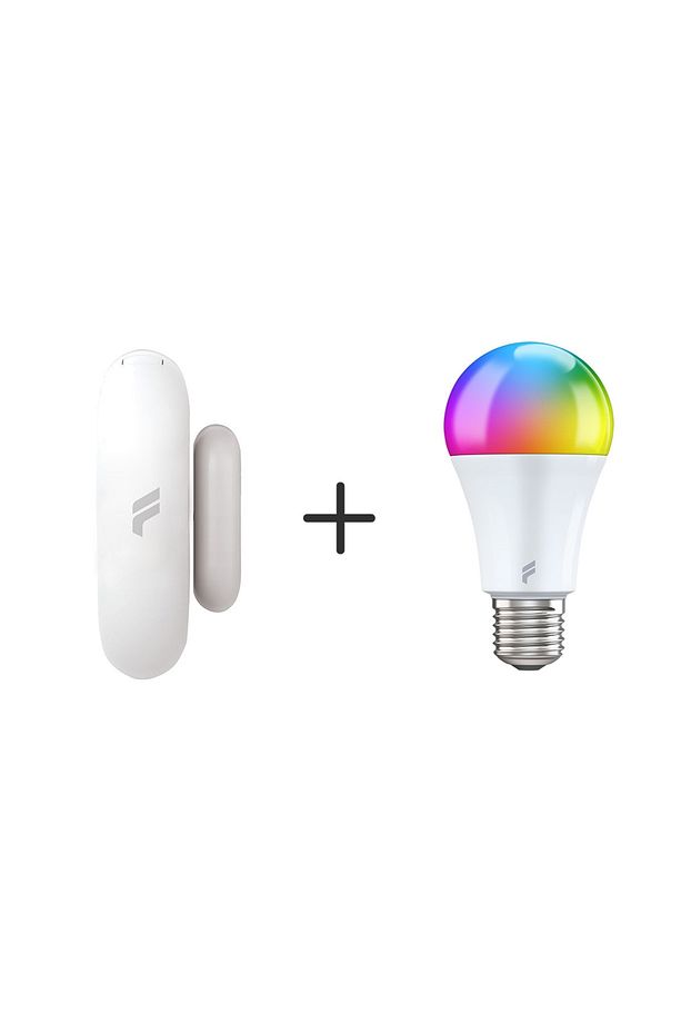 Akıllı Led Ampul (16.7 MİLYON RENK) Ve Kablosuz Kapı Pencere Sensörü Seti, Wifi, Uzaktan Takip - 1