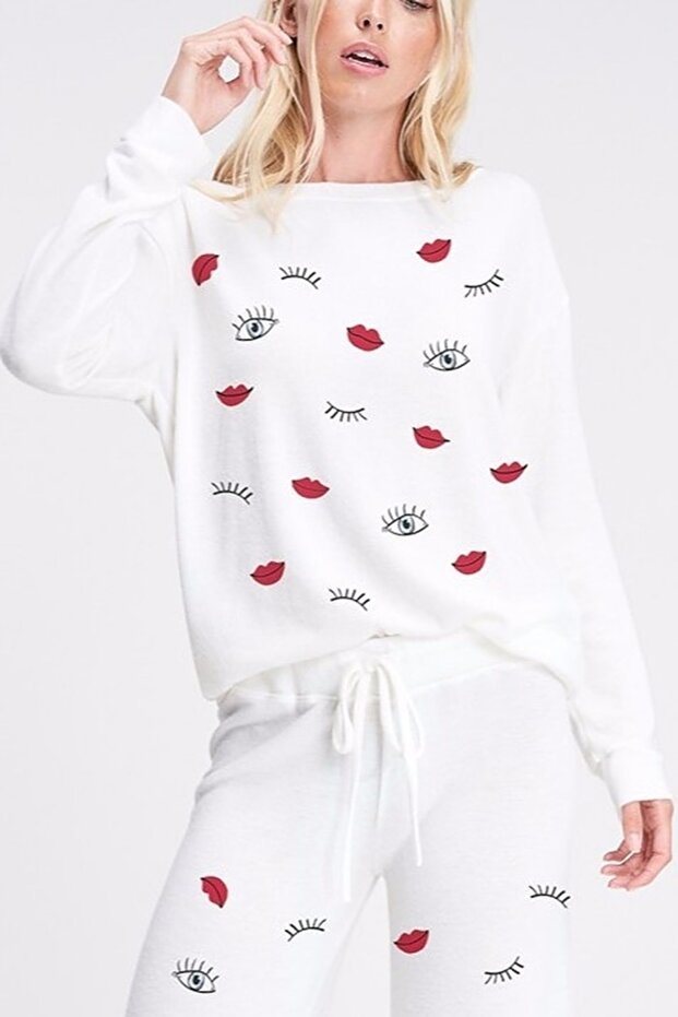 بدلة بيجامة ملونة ناعمة من DIFFerent - 2