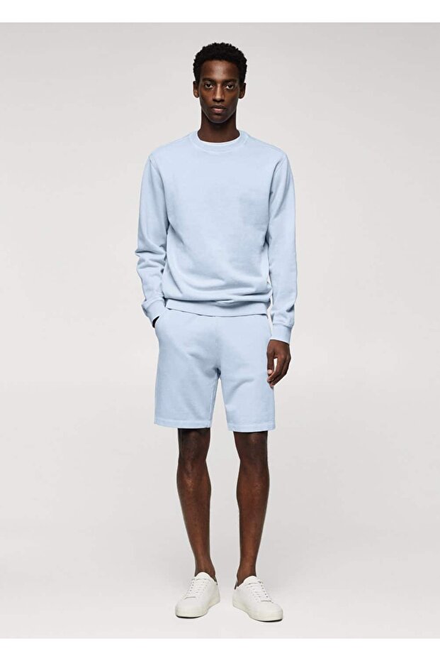 Boyanmış Pamuklu Sweatshirt - 2