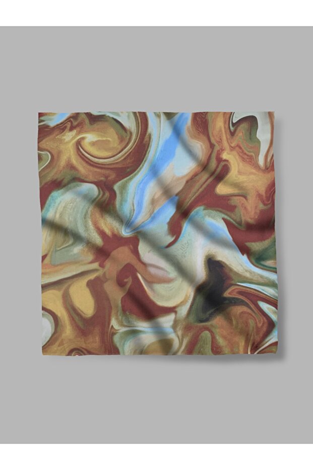 وشاح شيفون منقوش - 1