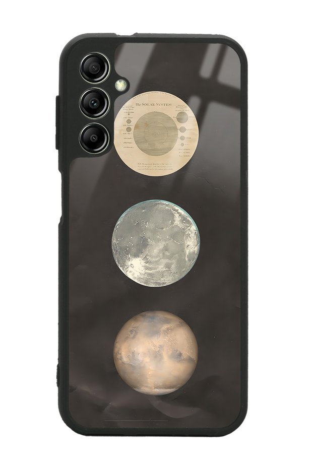 Samsung A04S Night Moon Design Glossy Phone Case