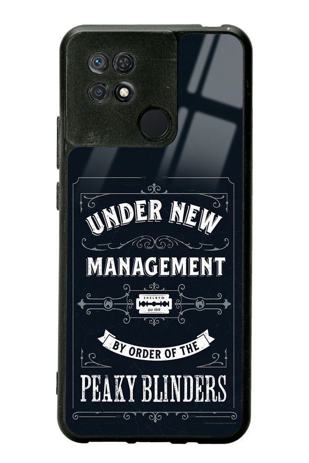 Xiaomi Redmi 10C Peaky Blinders Glossy Phone Case with Management Design