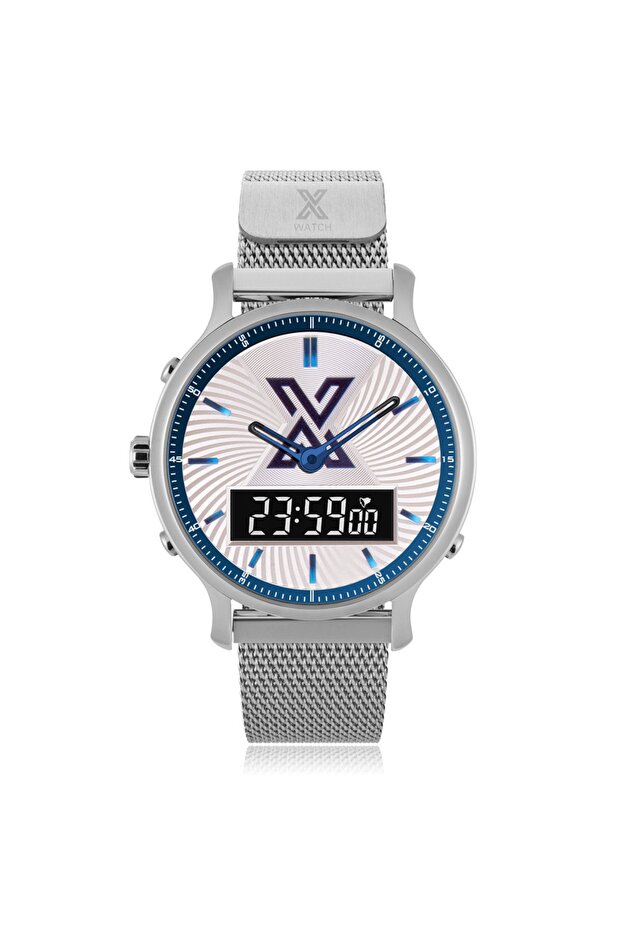 X WATCH DB SILVER&BLUE - 1