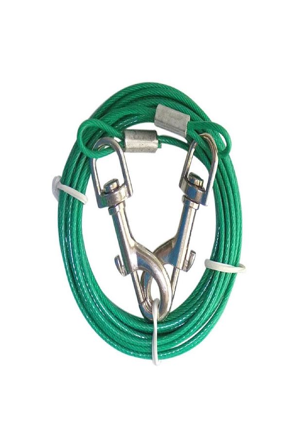 Köpek Bahçe Bağlama Çelik Halat 3,6 Metre - 1
