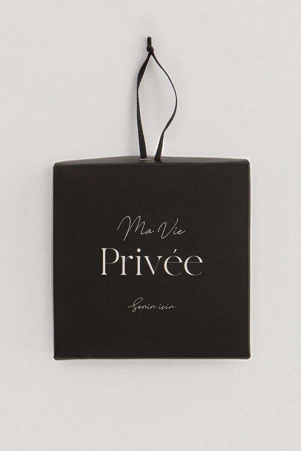 Ma Vie Privee Siyah Bant Detaylı String Külot - Privee Koleksiyonu - 4