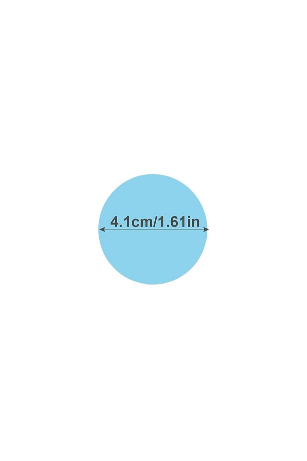 Şeffaf Renkli Postit Yapışkan Post-İt Not Kağıdı Dairenot 5li Set-2 Soft Renkler - 3
