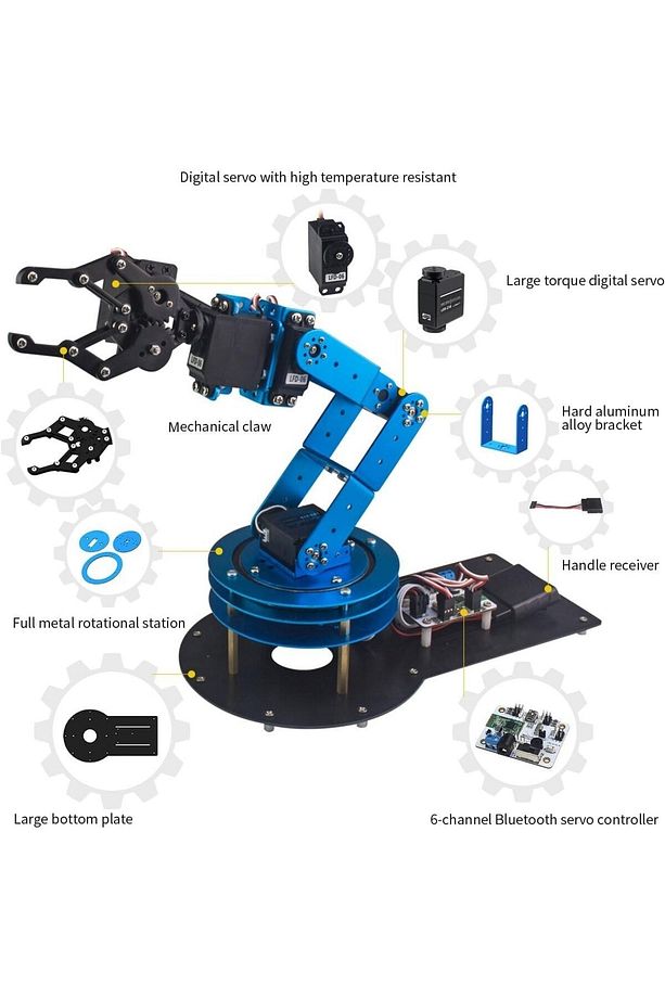 Robotik Kol Kiti 6DOF Programlama Robot Kolu - 3