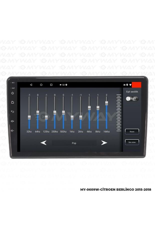 CİTROEN BERLİNGO ANDROİD 12 MULTİMEDYA CARPLAY 2GB RAM+32GB HDD 2015-2018 NAVİGASYON EKRAN - 4