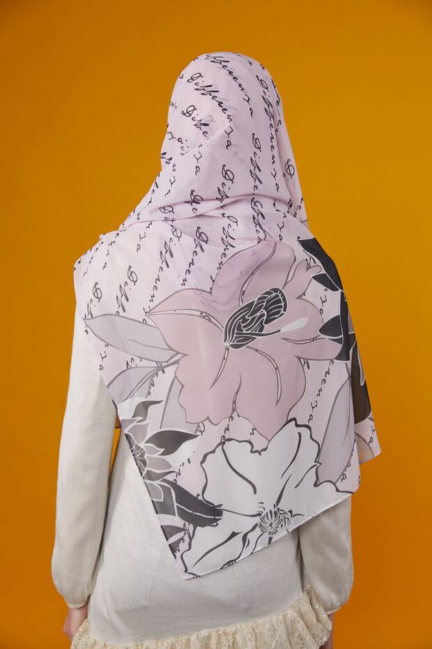 LOTUS BONELİ ŞAL - PUDRA - 3