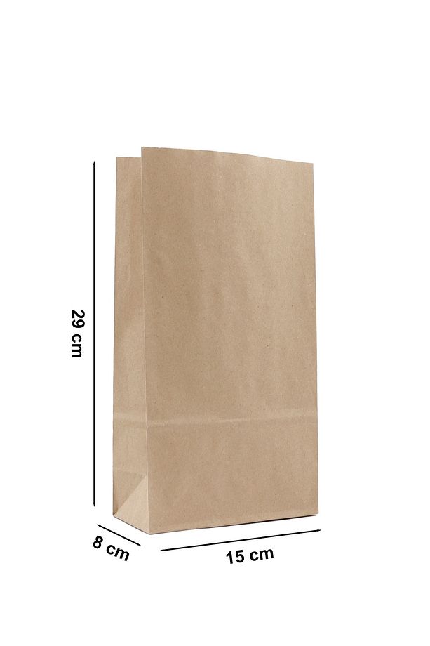 15x29x8 Cm Kraft Kese Kağıdı 10 Adet, Hediyelik Poşet, Hediye Kutusu - 3