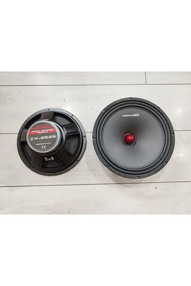AQOUSTİCS 25 CM 1000 W 200 RMS KURŞUN GÖBEK MİDRANGE TAKIMI(2 ADET) - 3