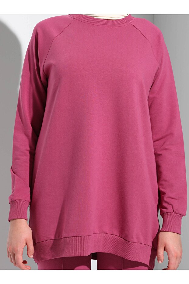 Basic Violet Double Tracksuit Set - 4