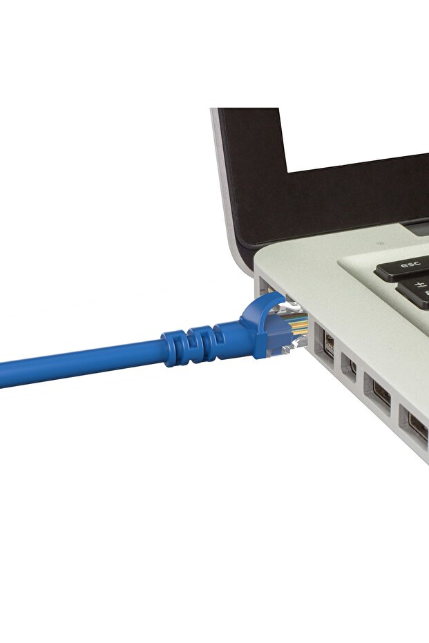 1 Metre Cat6 Network-Ağ-Ethernet Kablosu Mavi - 5
