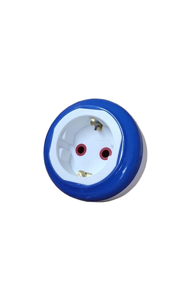 مصباح ليلي مع مقبس ومفتاح LED 99-04 أزرق