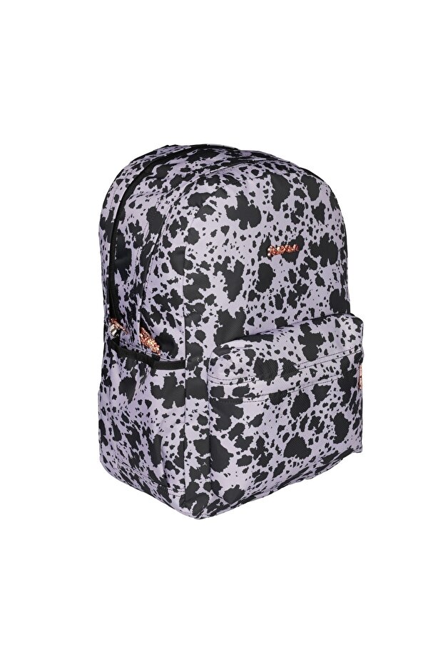 WOMEN'S PATTERNED MULTI-EYE PATTERNED DAILY MODEL USEFUL BACKPACK - 1