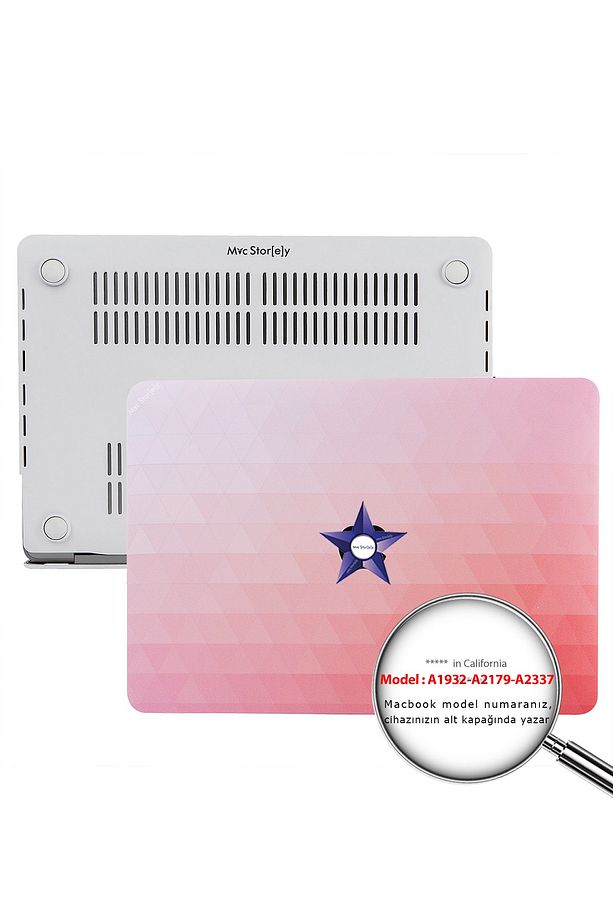 Macbook Air M1 Kılıf 13inc A1932 A2179 A2337 Ile Uyumlu Paint02 - 1