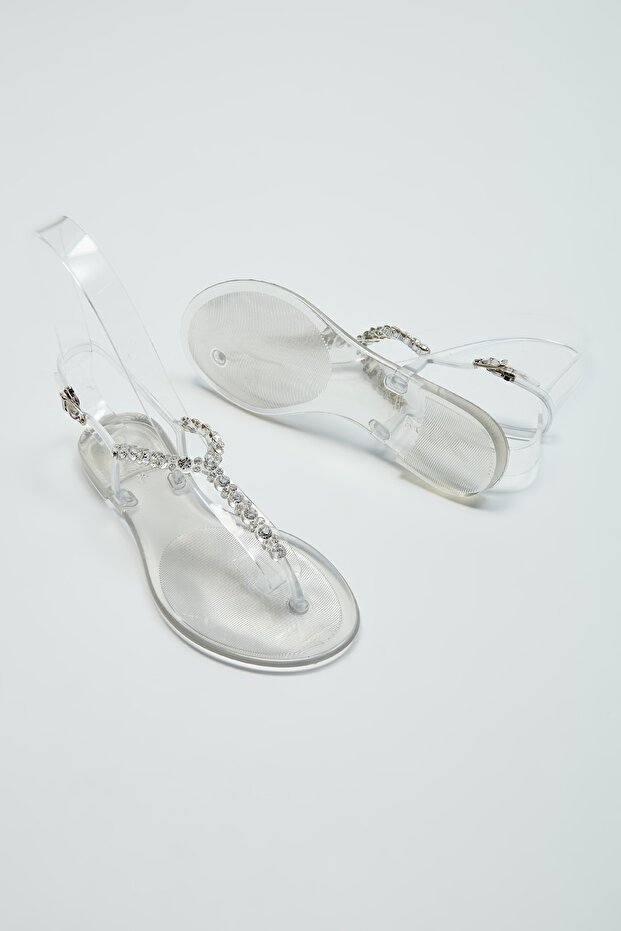 Vegane flache Sandalen für Damen 972 1808 BN SNDLT Y23 - 8