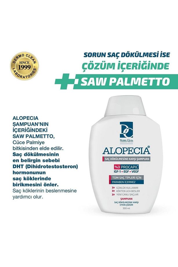 ALOPECİA PROCAPİL VE IGF İÇERİKLİ SAÇ DÖKÜLMESİNE KARŞI ŞAMPUAN VE IGF SERUM SETİ - 4