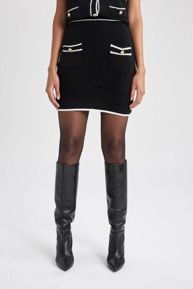 Fitted Triko Etek - 5