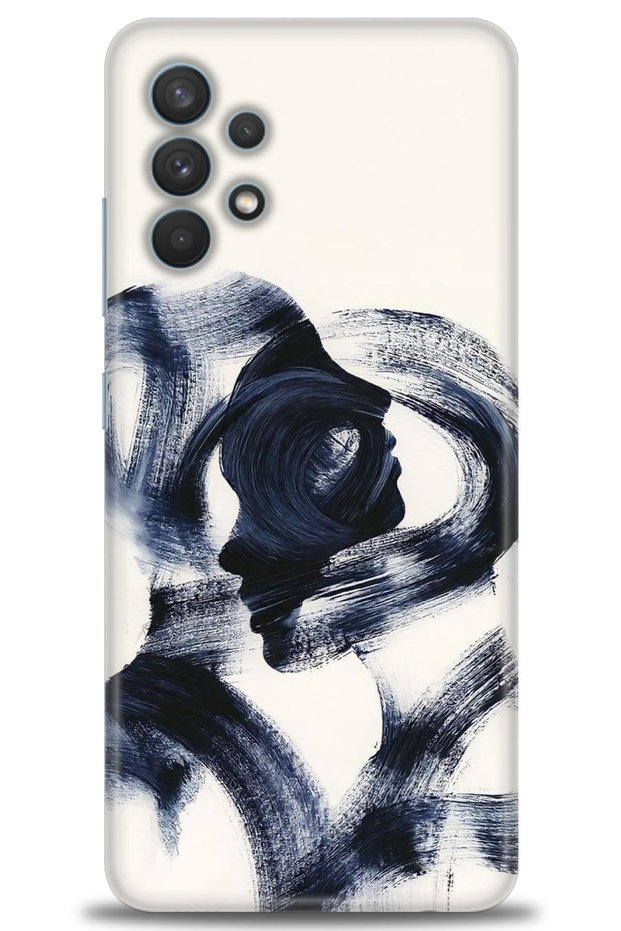Samsung Galaxy A32 Case Hd Printed Case - Man and Woman + Full Screen Protector