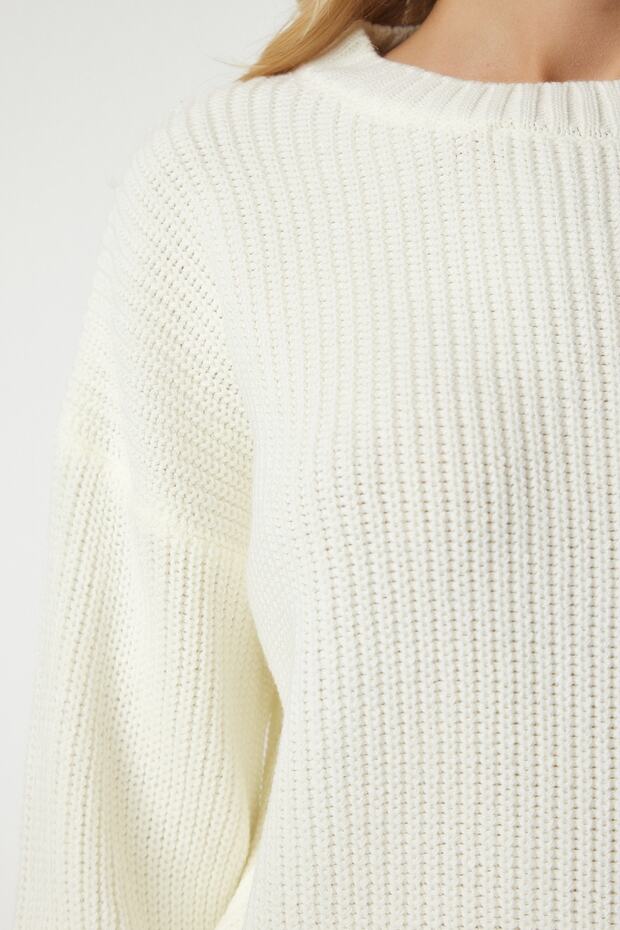 Damen-Strickpullover „Bone“ Basic MX00129 - 3