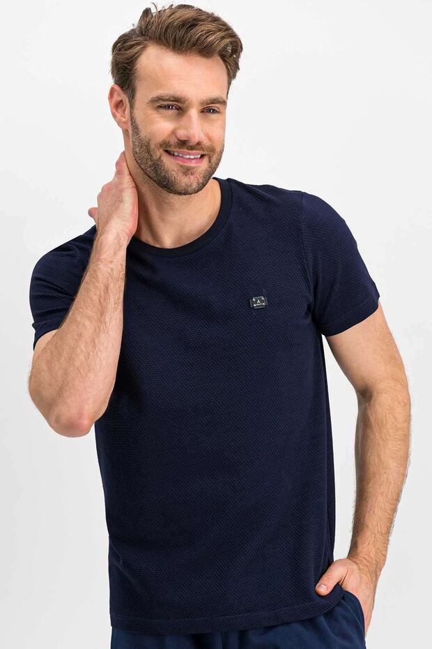 Bubble tamnoplavi muški pidžama set - 1