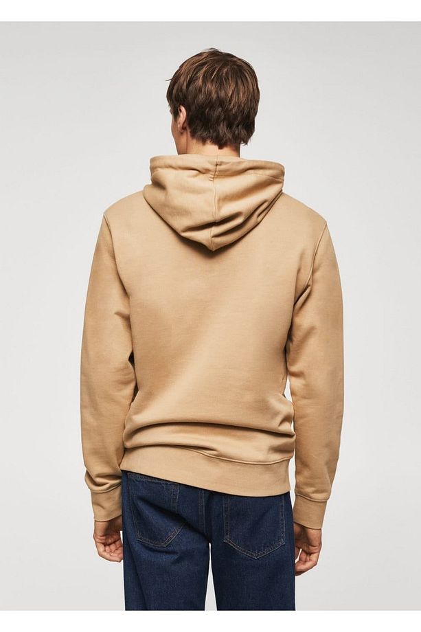 Kapüşonlu Basic Hafif Sweatshirt - 4
