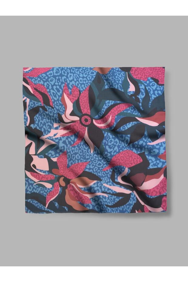 وشاح شيفون منقوش - 1