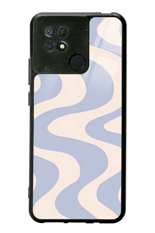 حافظة هاتف لامعة بتصميم مموج لهاتف Xiaomi Redmi 10A