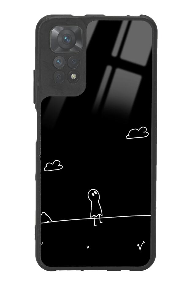 حافظة هاتف لامعة بتصميم دودل كاسبر لهاتف Xiaomi Redmi Note 11s