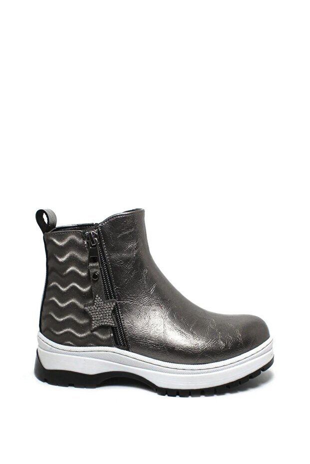 Warm Lining Non-Slip Sole Star Detailed Girl's Daily Boots