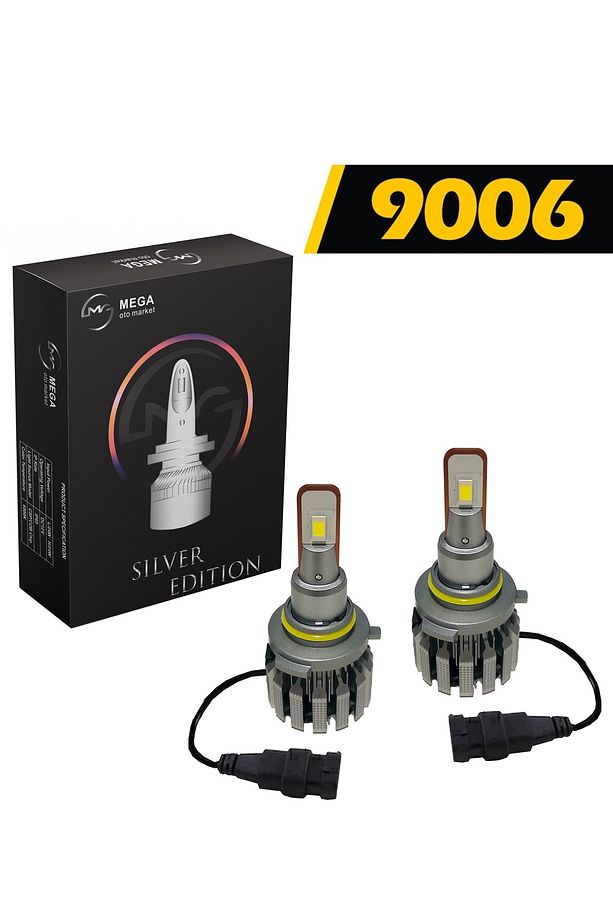 Slim Led Xenon V2 12-24 Volt Silver Edition Csp Led H1 H4 H7 H11 9006 9005 - 1