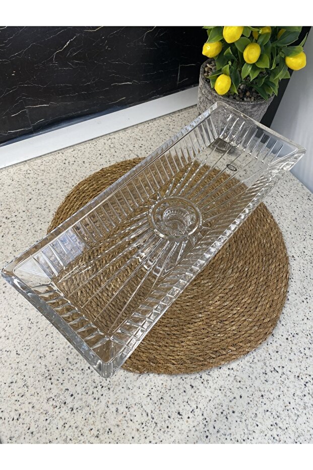 Linea Model Glass Footed Presentation Rack - 6