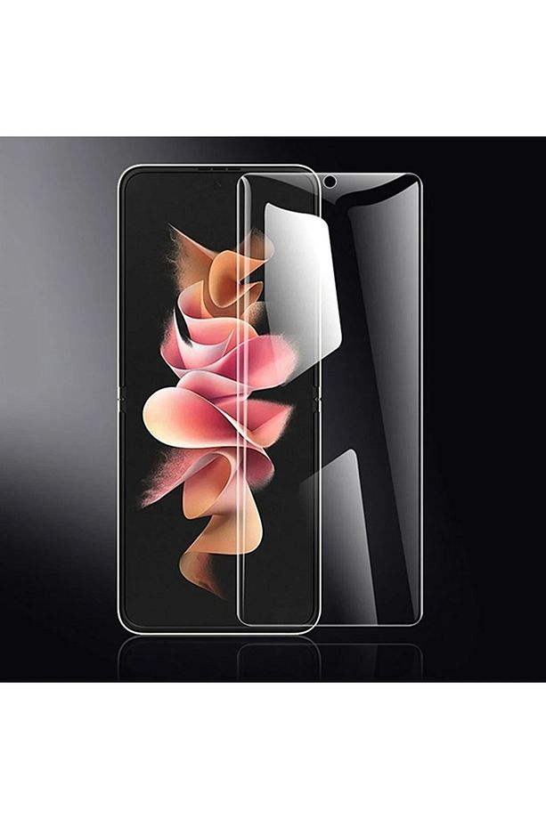 Samsung Galaxy Z Flip 4 ile Uyumlu Ön & Arka Full Body Esnek Nano Çizilmez Ekran Koruyucu - 5