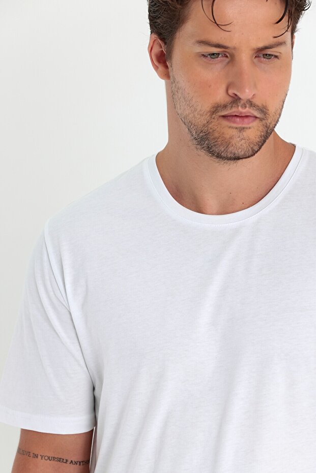 Erkek Basic Tişört Düz Klasik - 8