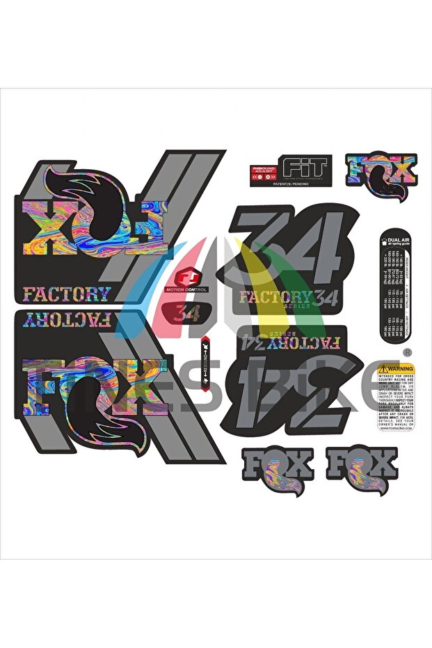 34 FACTORY SERIES TONGS STICKER