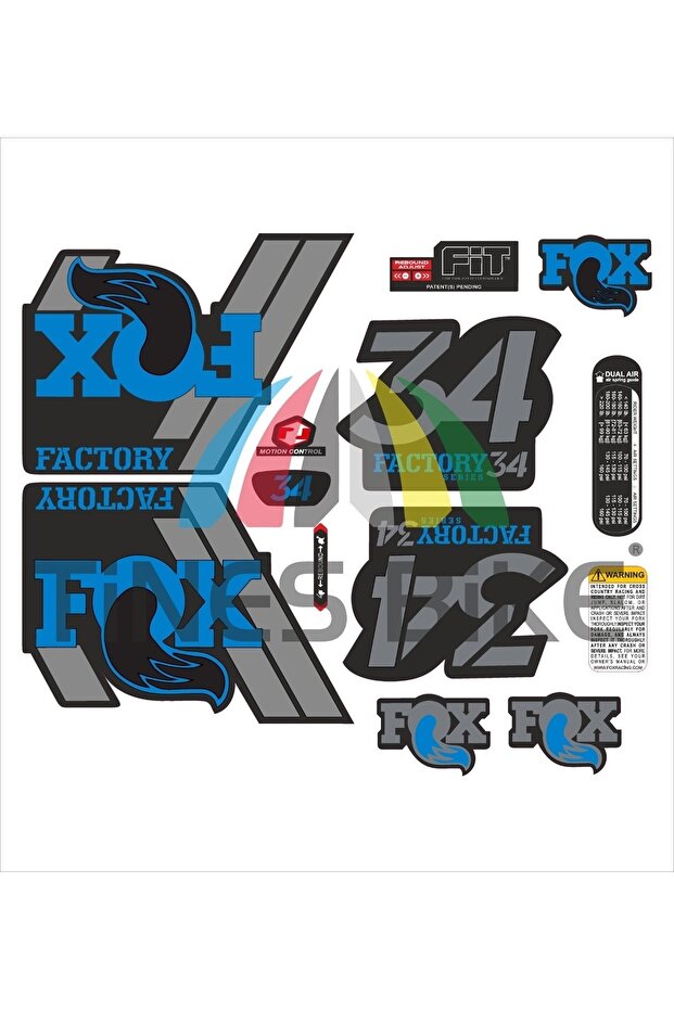 34 FACTORY SERIES TONGS STICKER