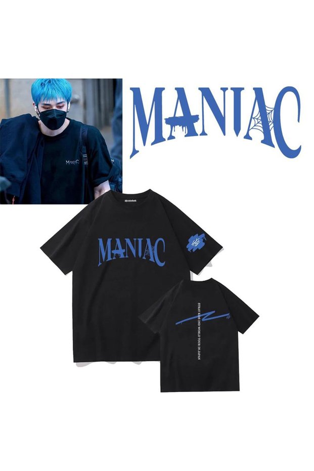 Black Stray Kids - Maniac (Unisex) T-Shirt - Favorim50ton