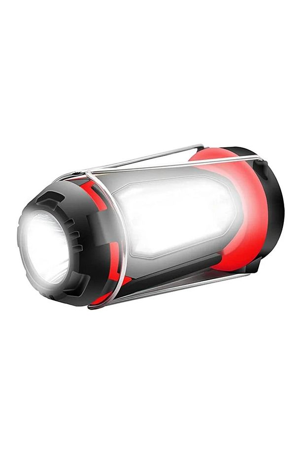 ŞARJLI KATLANABİLİR 3XCOB LED+ 3W LED KAMP FENER ÇOK FOKSİYONLU KARAVAN ÇALIŞMA BAHÇE KAMP LAMBA - 7