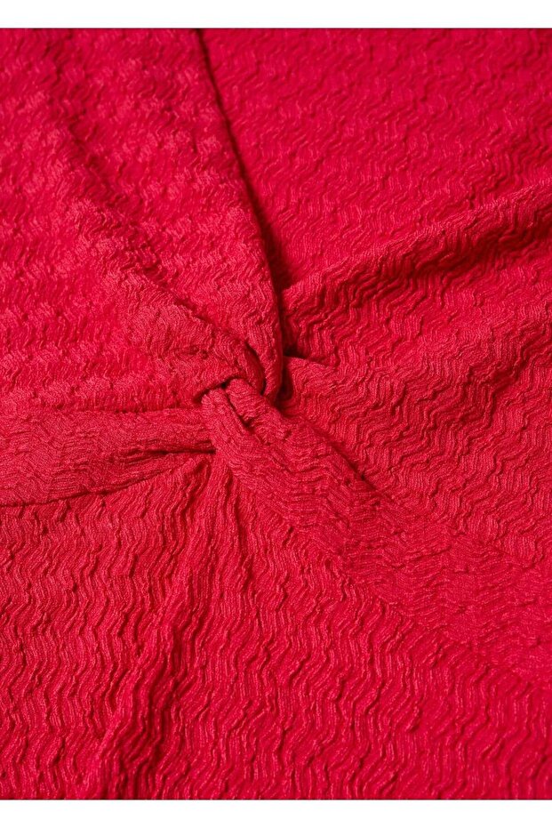 Düğümlü Dokuma Elbise - 6