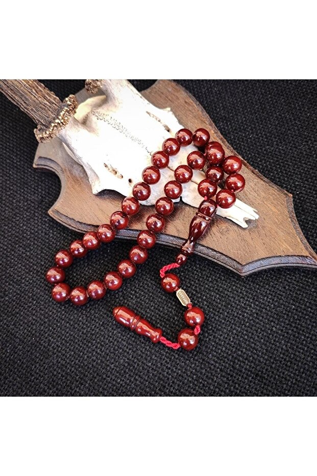 Cherry Color Spiral Patterned Stick Crimping Amber | Mover