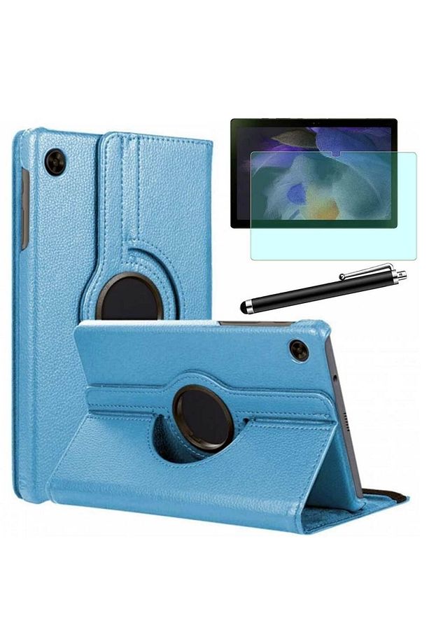 Samsung Galaxy Tab A8 X200 X205 X207 Kılıf Ekran Koruyucu Kalem Set - 1