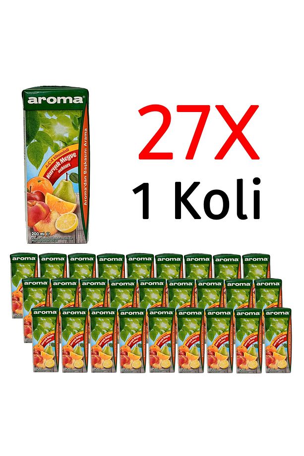 Nektar Karışık Meyve Suyu 200ml 27 Adet - 1