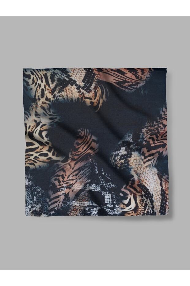 وشاح شيفون منقوش - 1