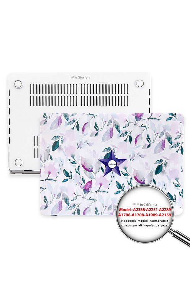 Macbook Pro M1-m2 Kılıf 13inç A1706 A1708 A1989 A2159 A2251 A2289 A2338 Ile Uyumlu Ms97 - 1