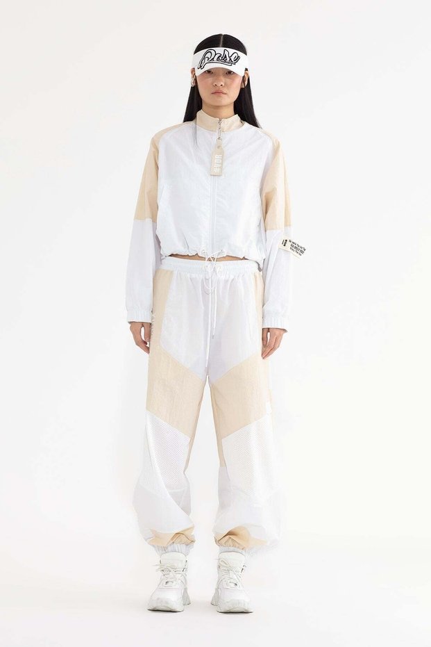 White Beige Jacket 13333
