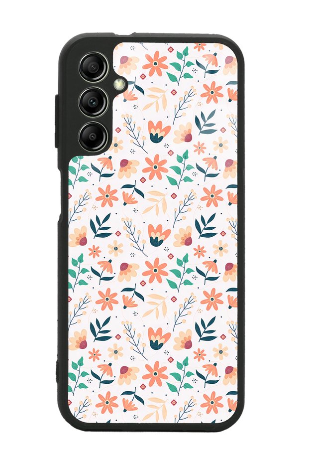 Glossy Phone Case for Samsung A04S Tiny Autumn Design