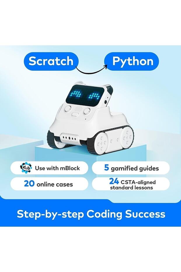 Codey Rocky Robot Oyuncak, Programlanabilir Robot - 4